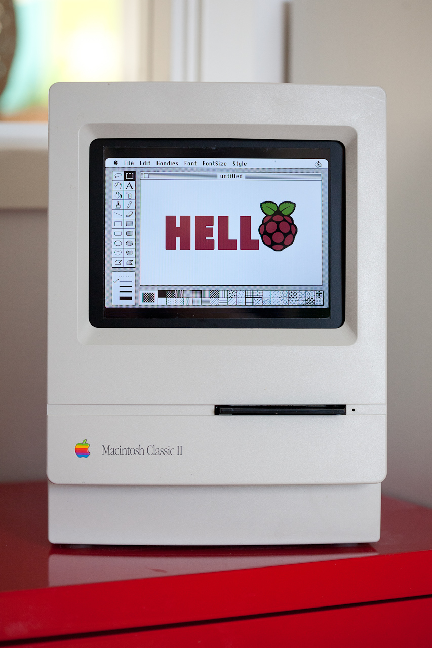 Another Raspberry Pi Powered Macintosh Classic Johan Kanflo 