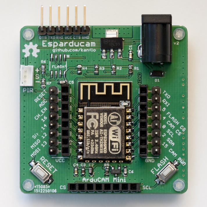 Building a low cost wifi camera – Johan Kanflo